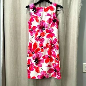 Mario Serrani floral print dress size 6